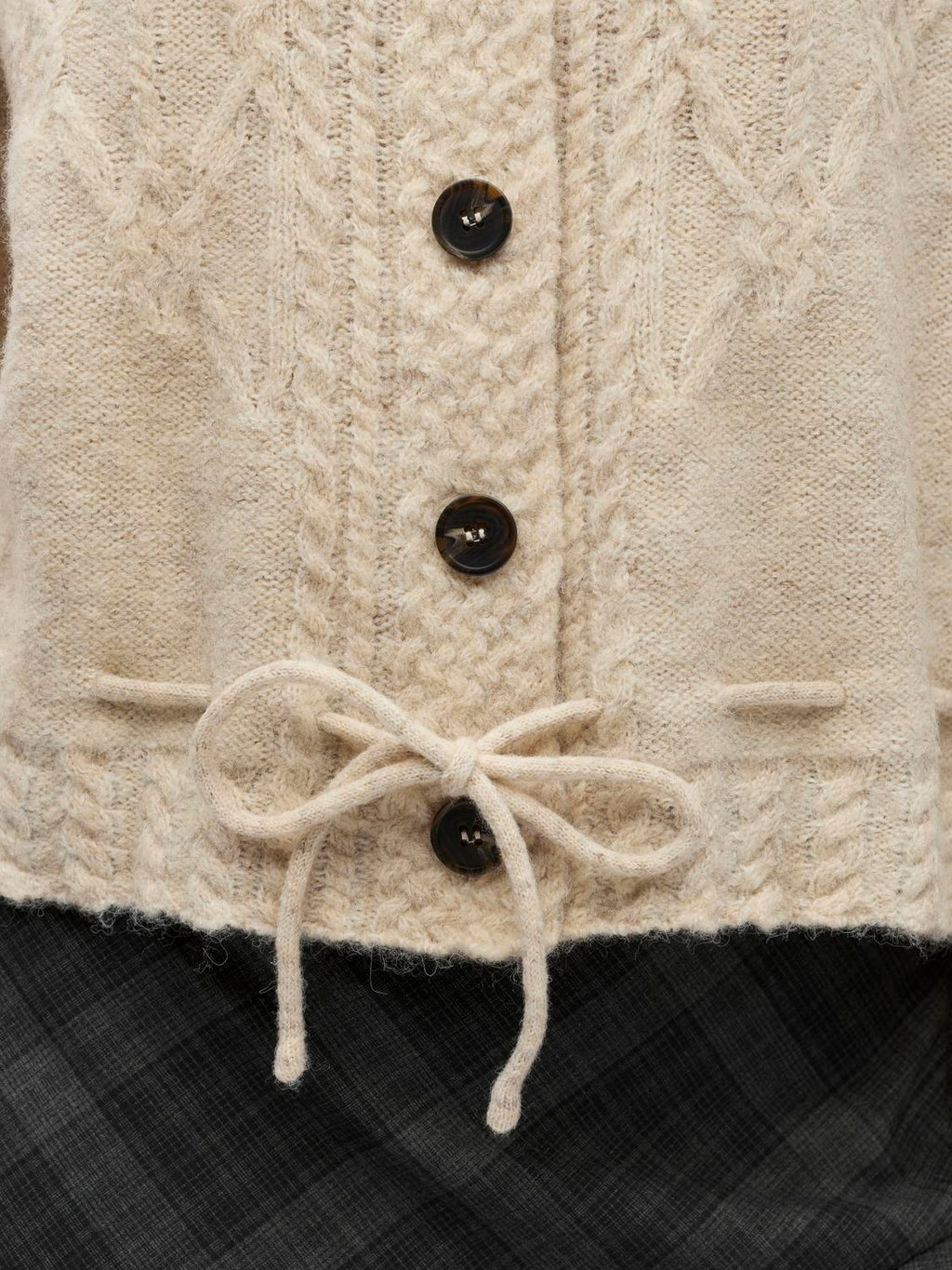 Objgunvi L/S Re Knit Cardigan