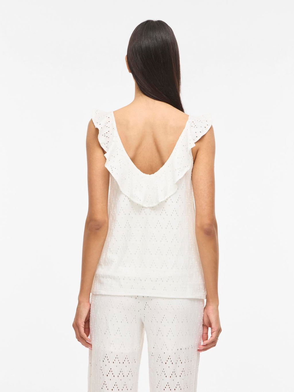 Viamalina V-Neck S/L Flounce