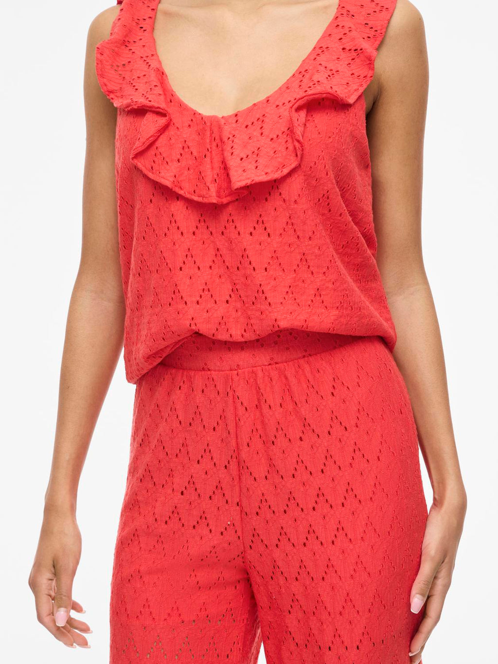 Viamalina V-Neck S/L Flounce