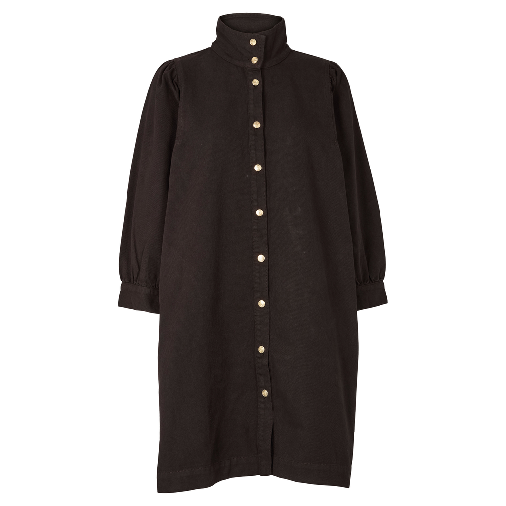 Figga dress coffee