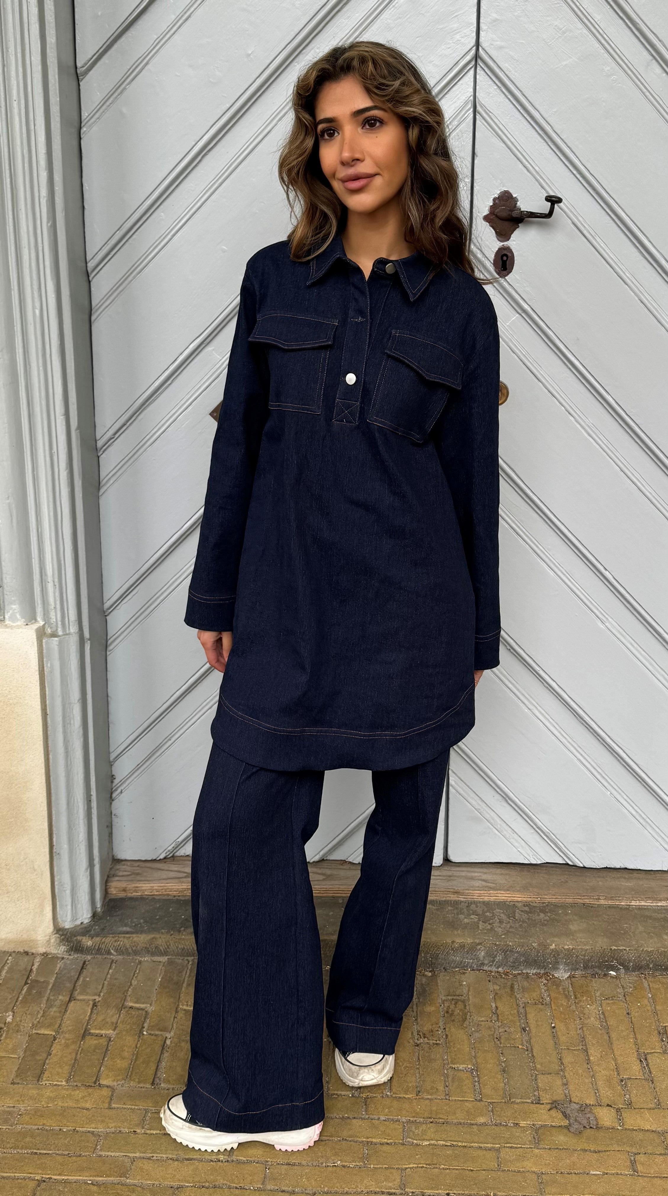 CONTINUE katja denim dress