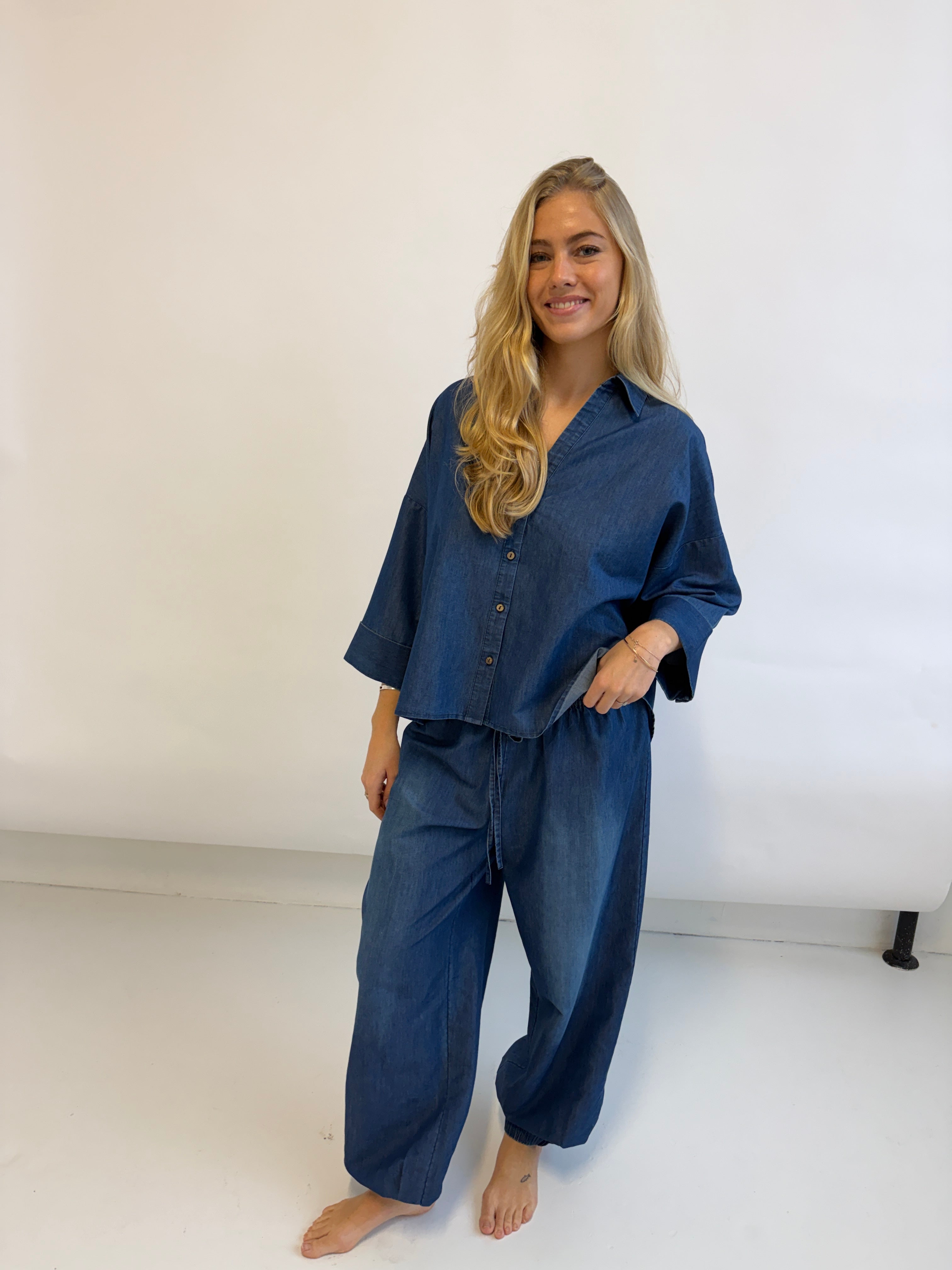 AUGUSTA CHAMBRE SKJORTE