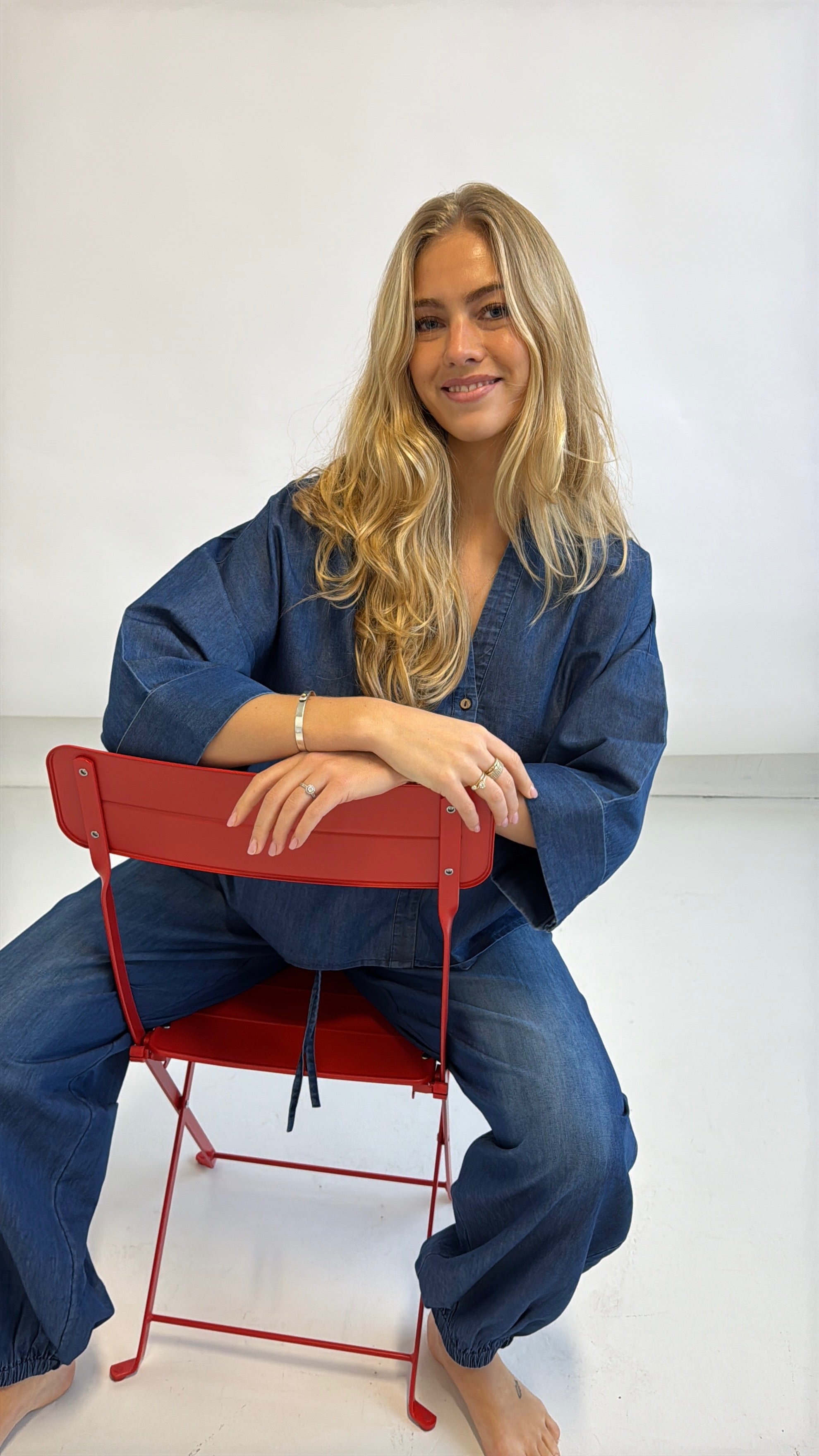 AUGUSTA CHAMBRE SKJORTE