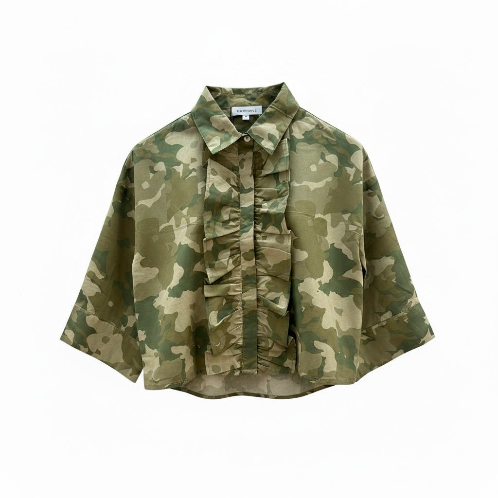 AMY CAMOUFLAGE BLUSE