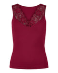 Belen top bordo