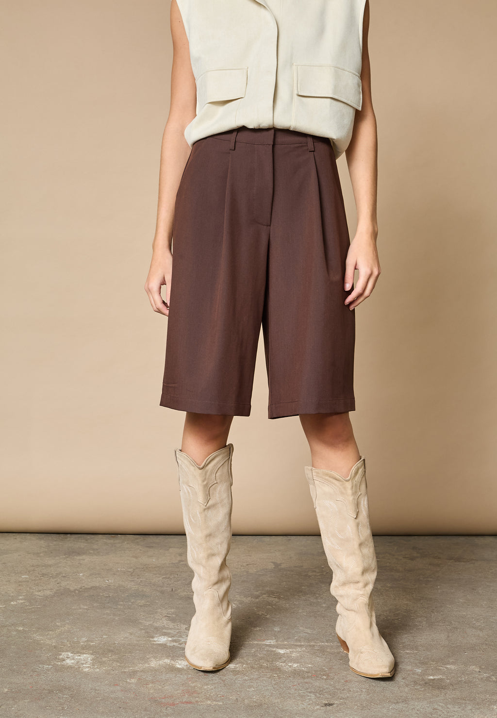 LOVE&DIVINE shorts chocolate