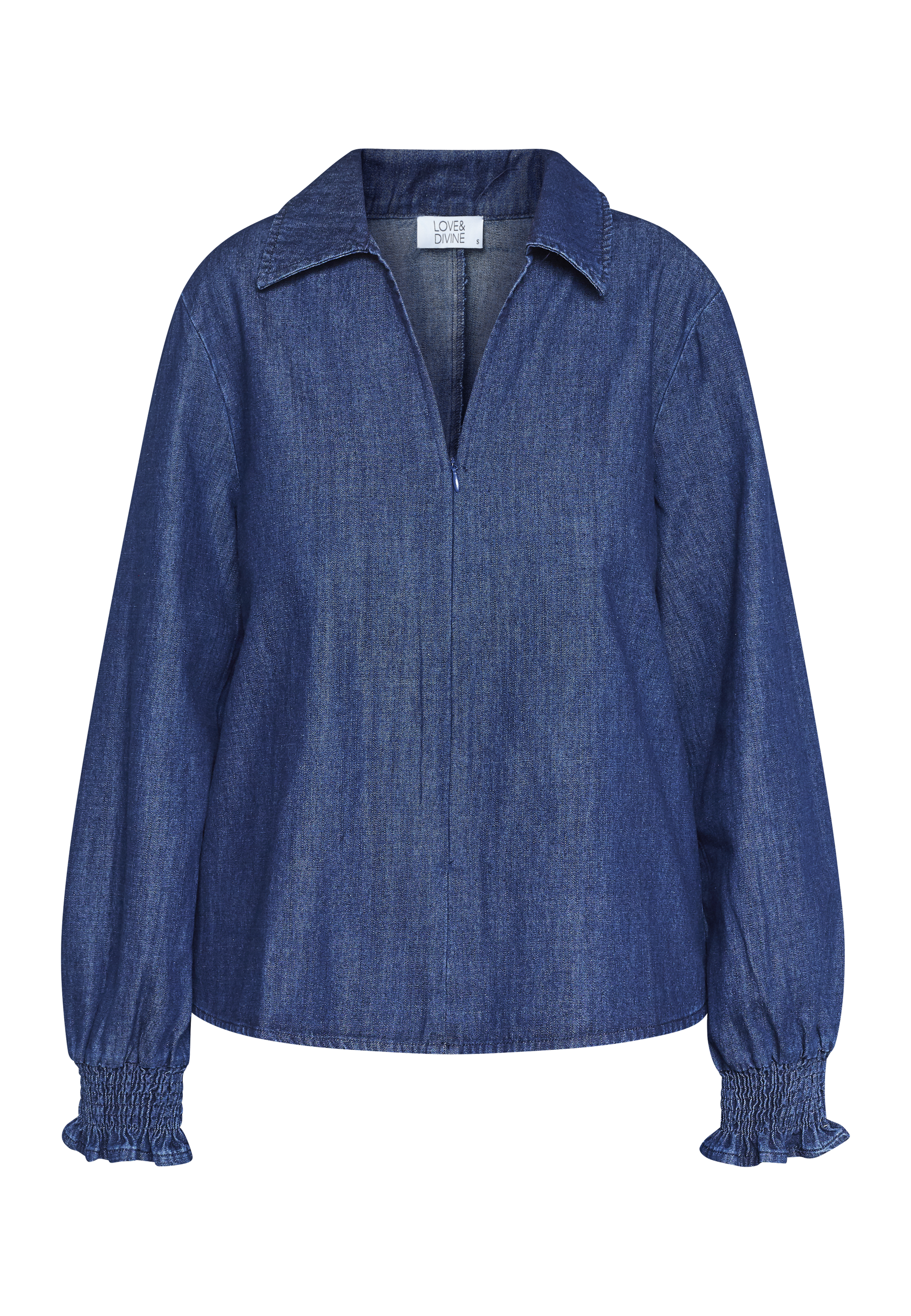 LOVE 1391 SKJORTE BLUSE DENIM