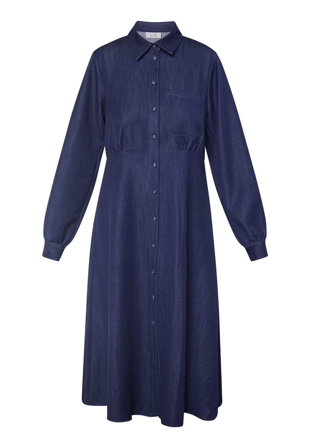 LOVE1420 Kjole denim