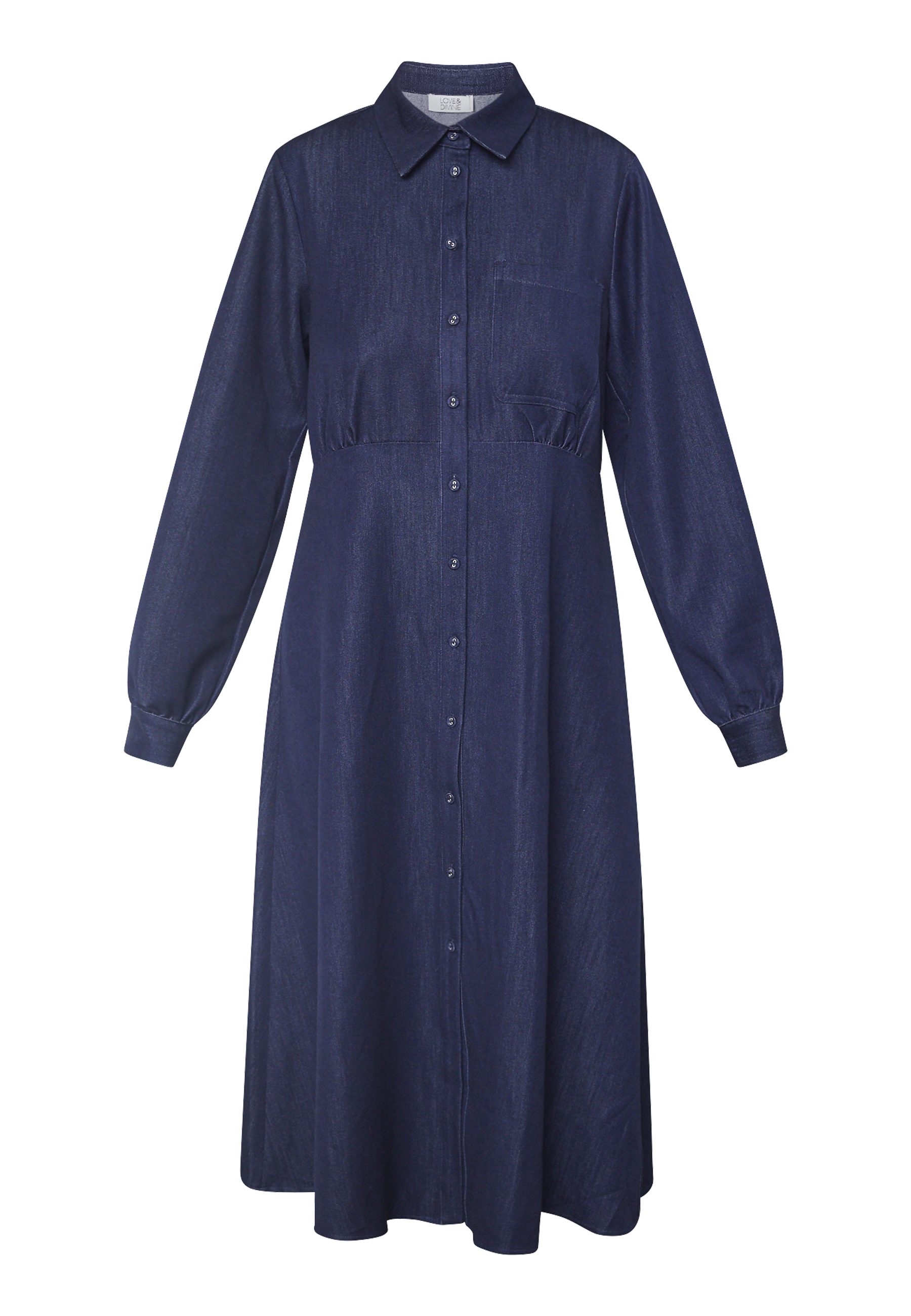 LOVE1420 Kjole denim