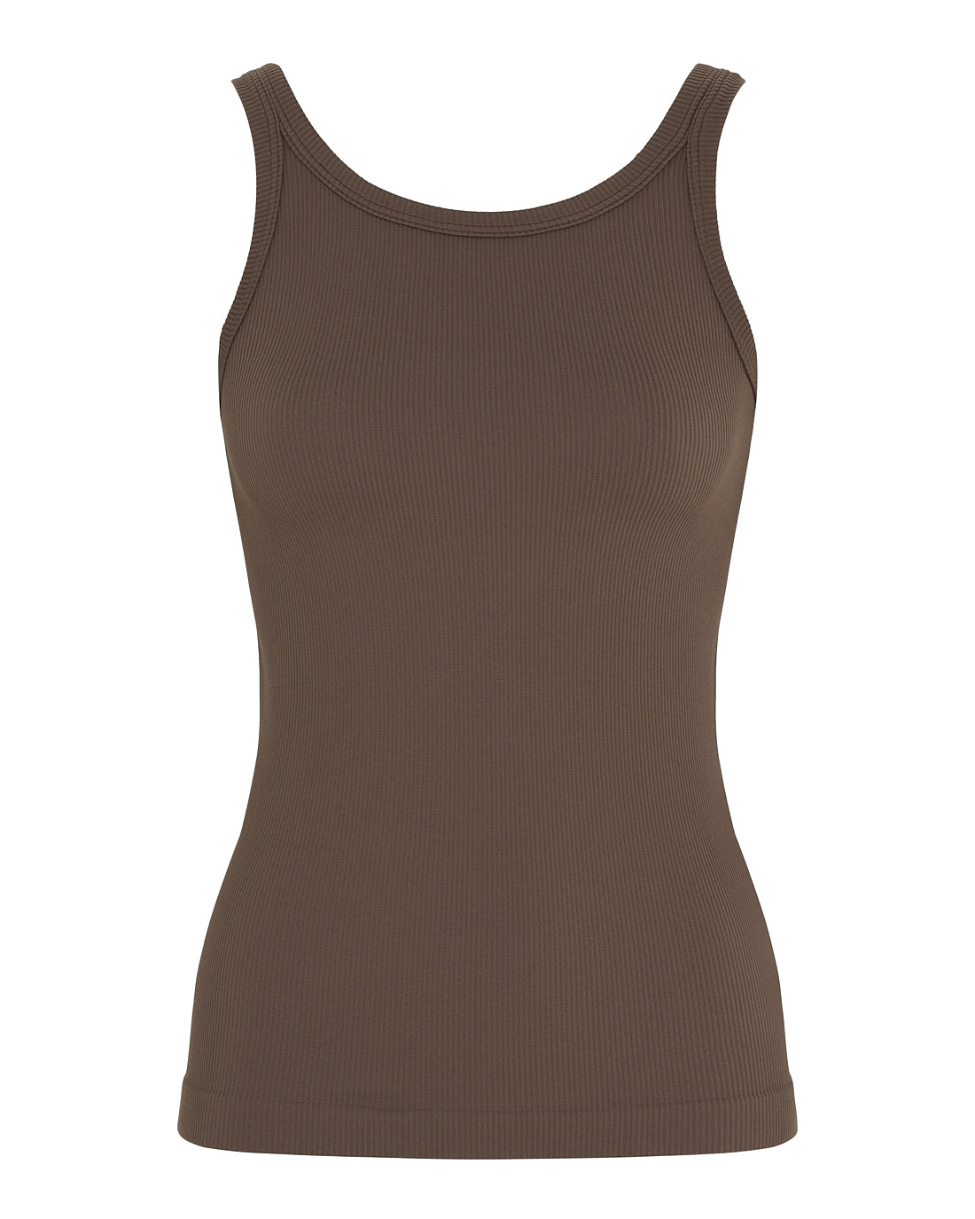 Lone rib tank Top Noce