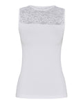 NANCY rib top bianco