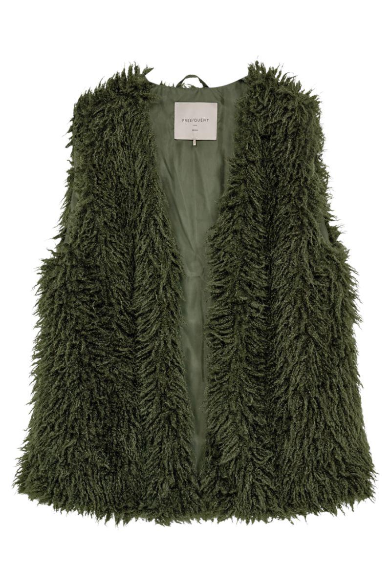 Fine Waistcoat Kombu Green