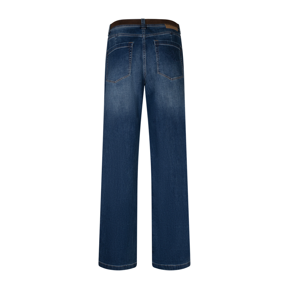 COLETTE & BELT DARK STONE JEANS