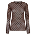 Logo Mesh Blouse