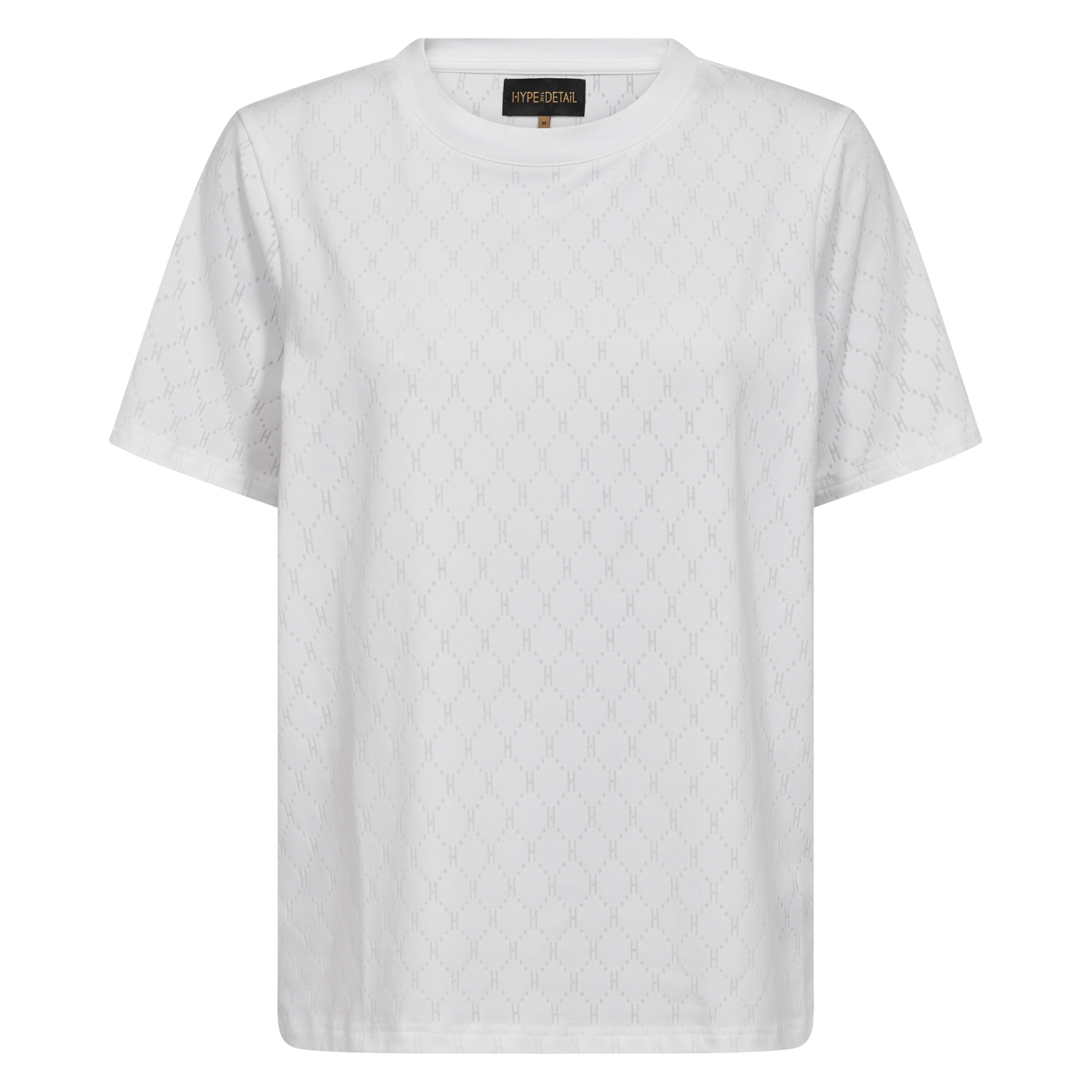Logo Oversize Burn-out T-shirt - White