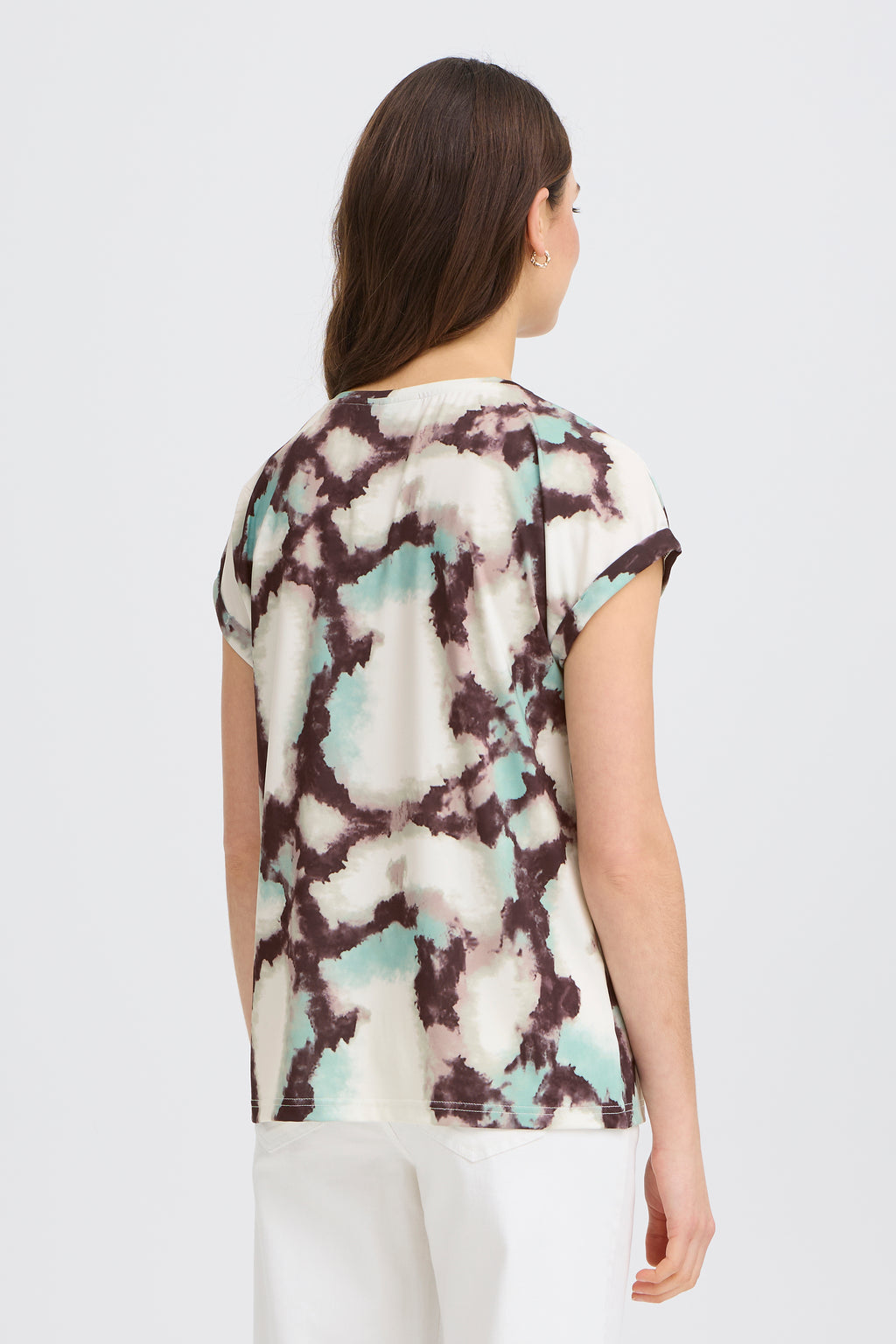 FRSEEN TEE MARBLE CREME MENTHE
