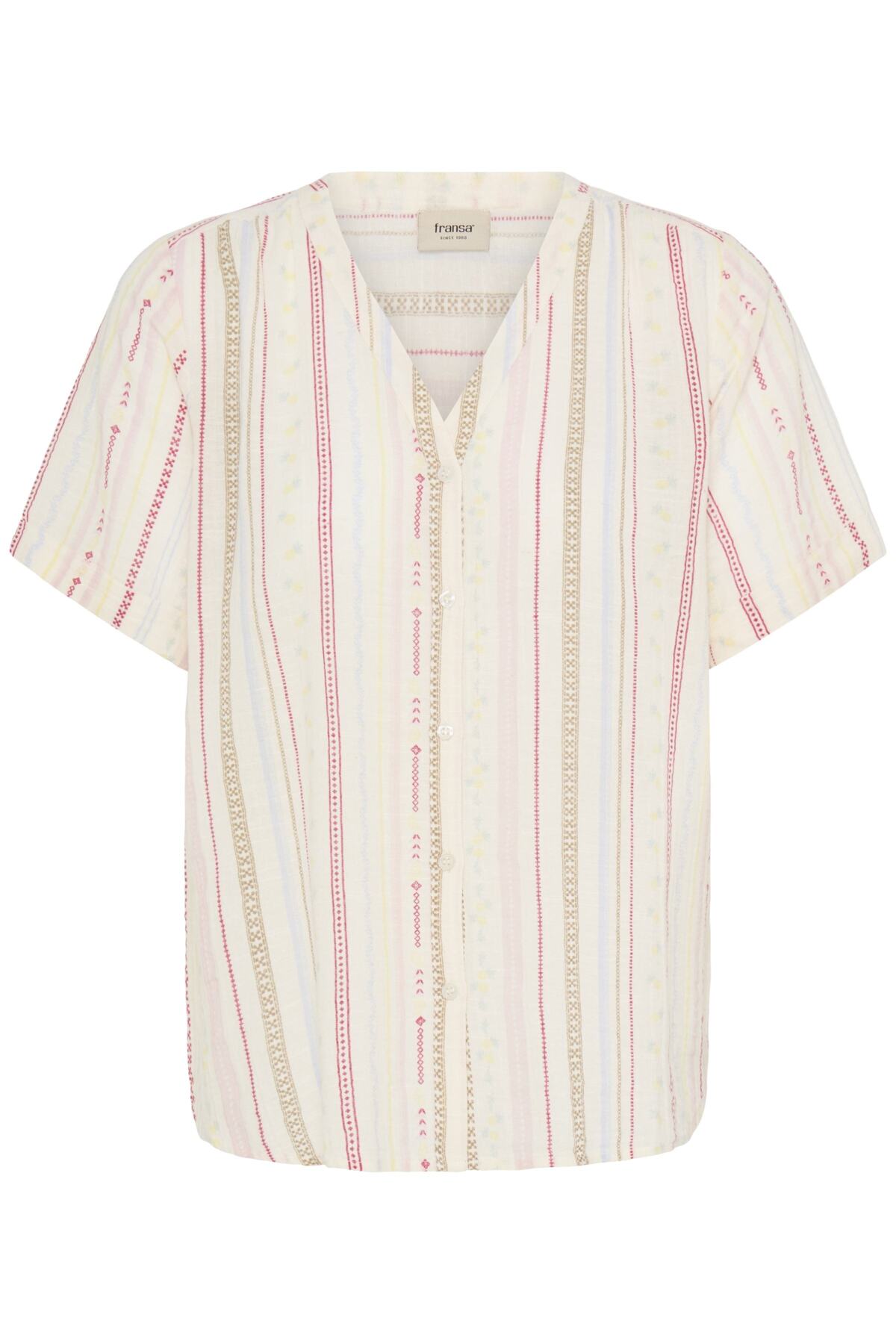 FRBOBBI SHIRT STRIPE BLUSE