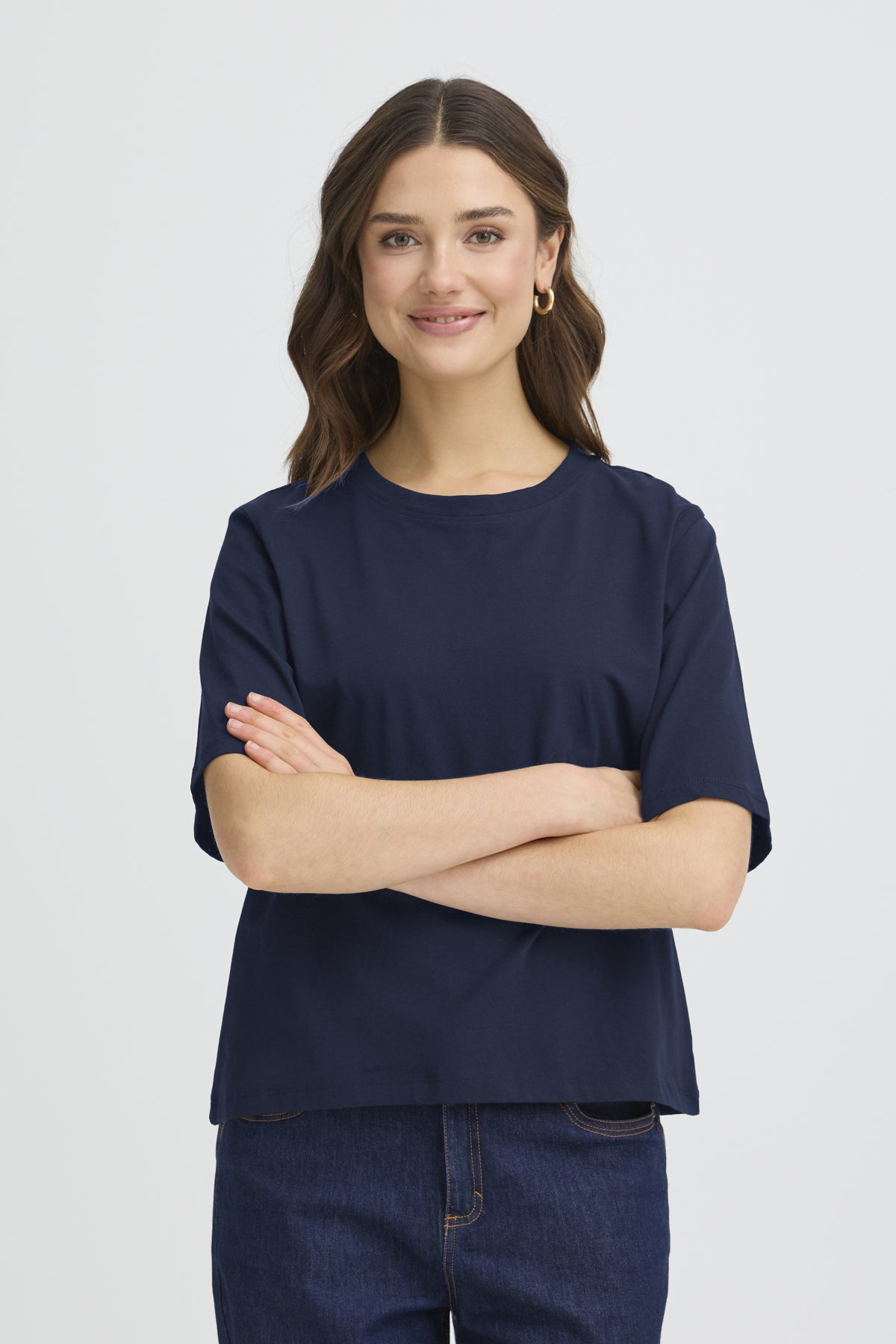 FRZASHOULDER TEE DARK PEACOAT