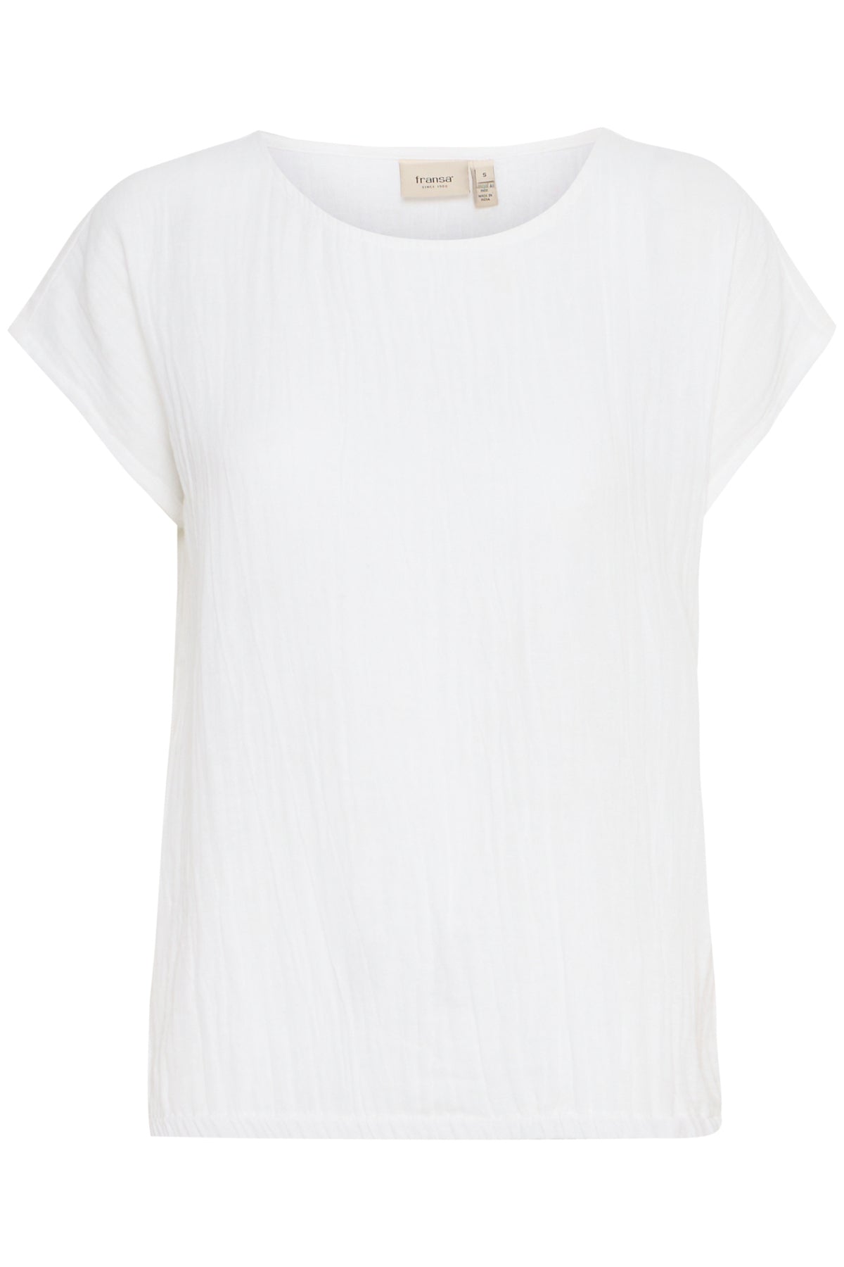 FRMANUA BLUSE BLANC DE BLANC