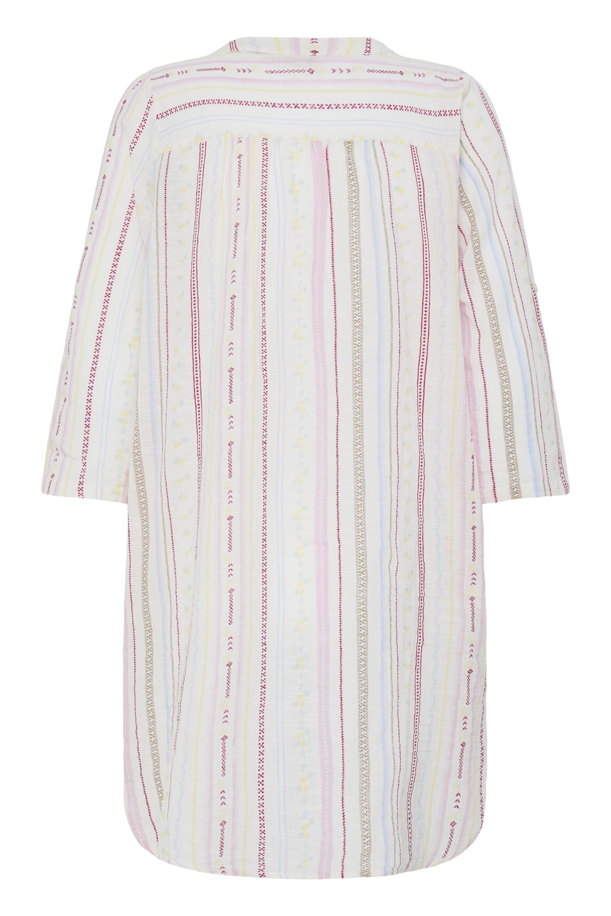 FRBOBBI DRESS CREAM RED/YELLOW