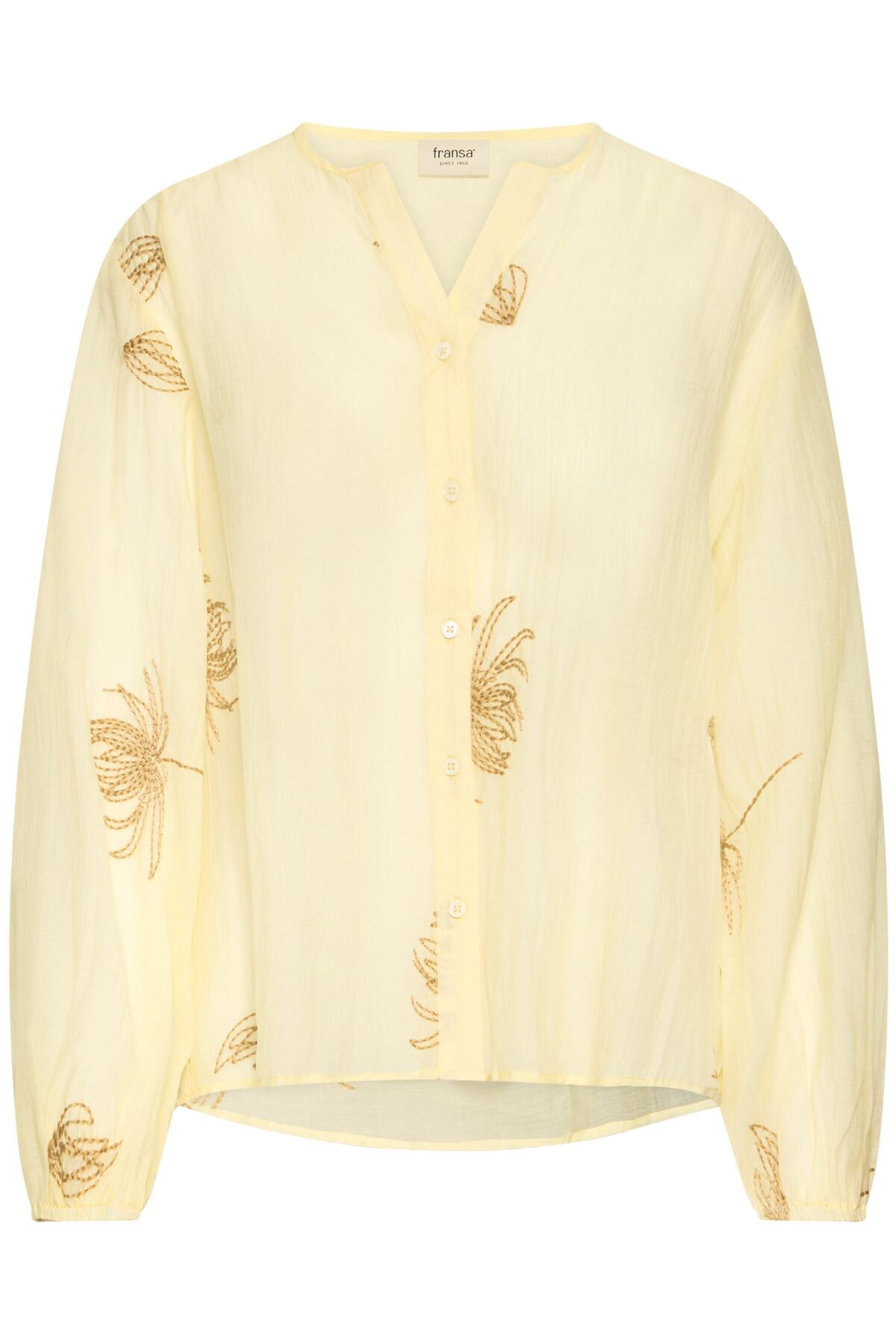FRWINA SHIRT PASTEL YELLOW