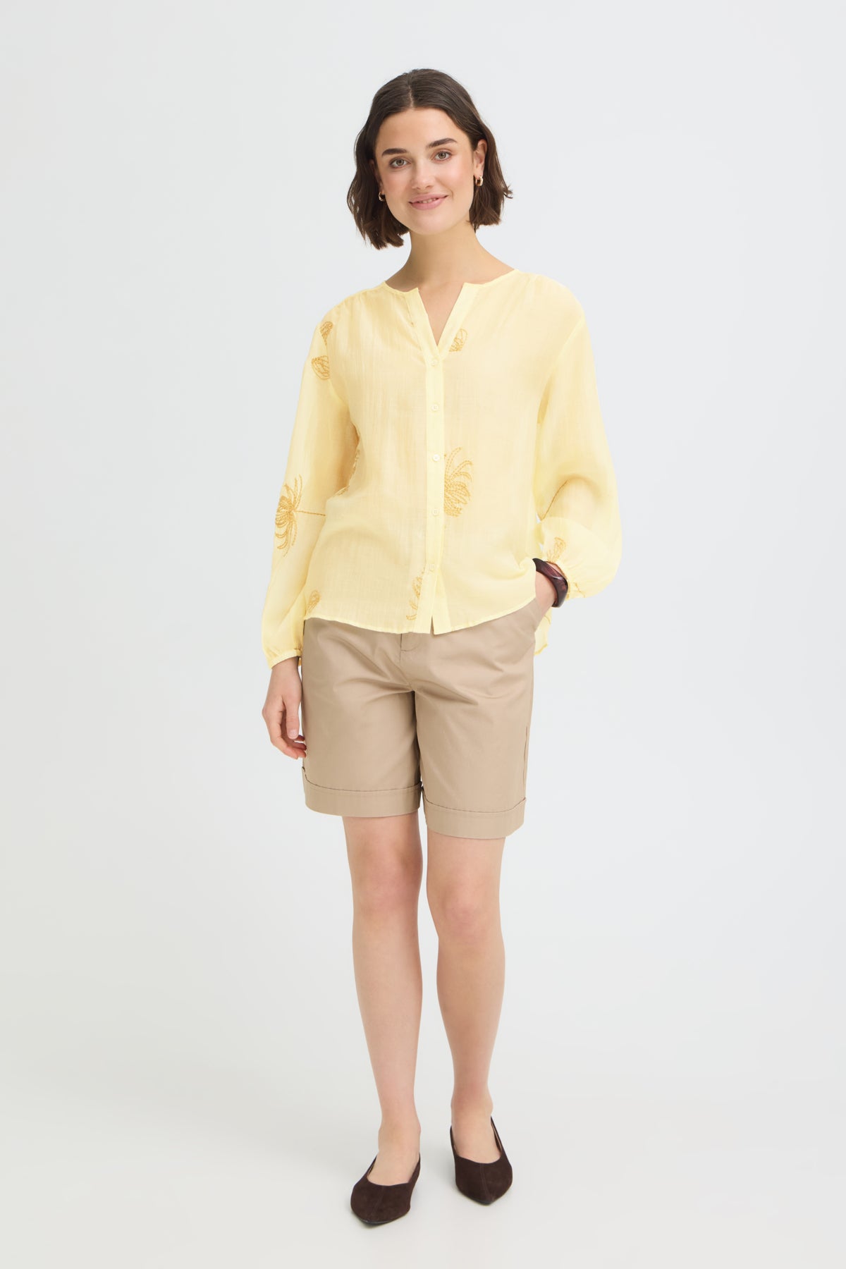 FRWINA SHIRT PASTEL YELLOW