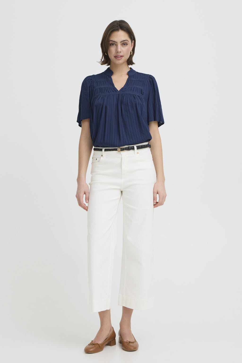 FRVILLIA BL 2 BLUSE NAVY