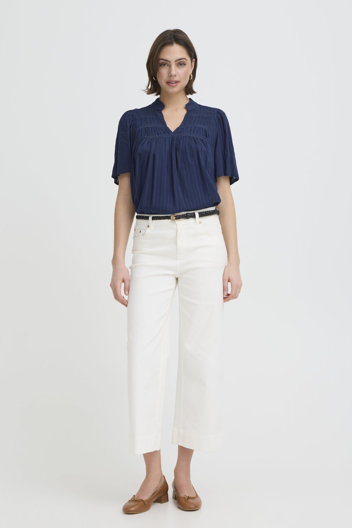 FRVILLIA BL 2 BLUSE NAVY