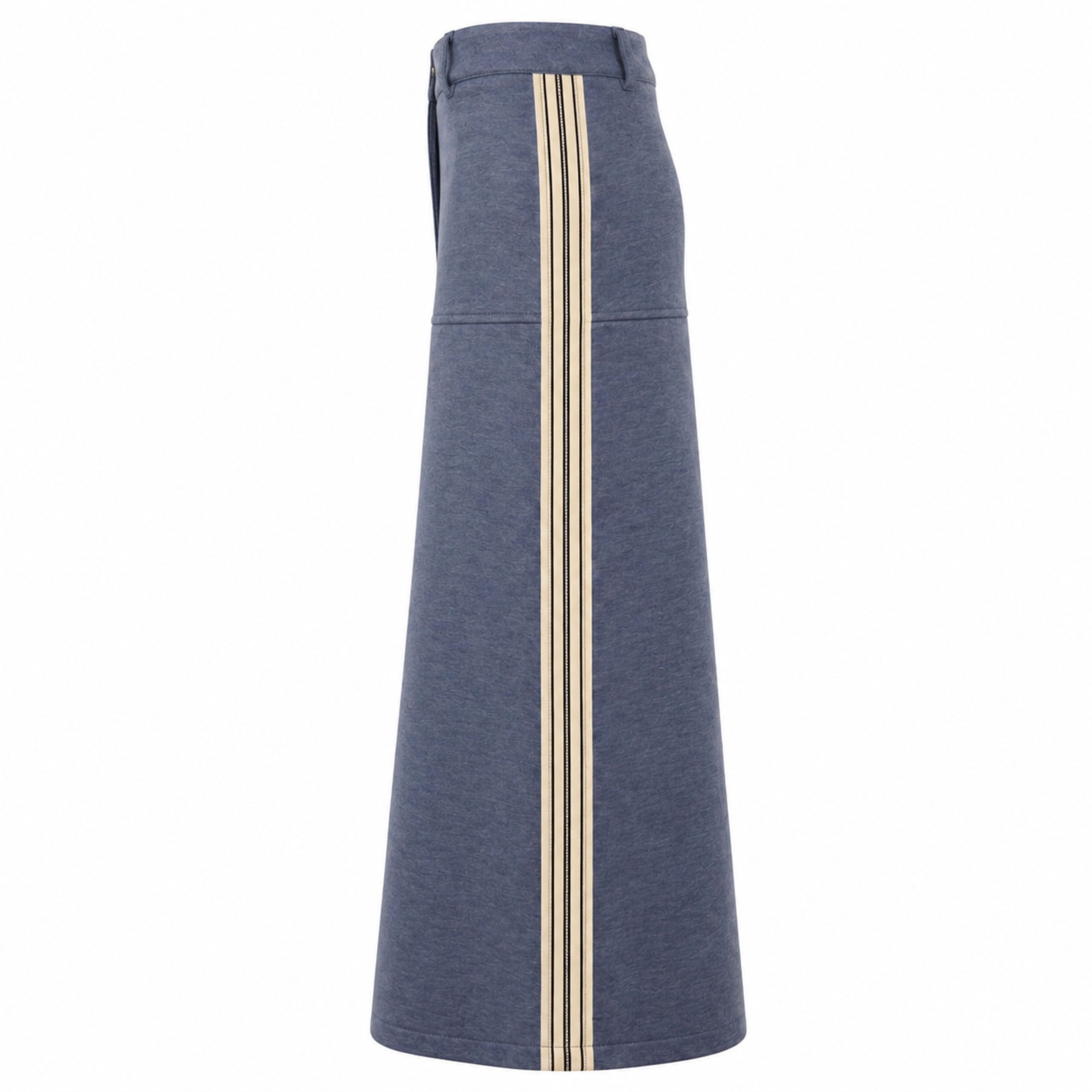 ALBA LONG SKIRT DUSTY BLUE