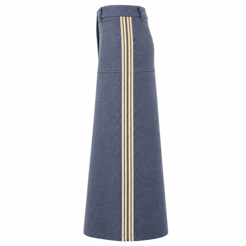 ALBA LONG SKIRT DUSTY BLUE