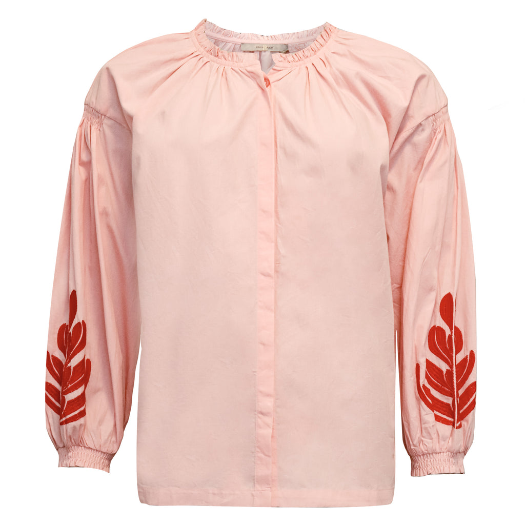 JULLE SHIRT PINK RED SKJORTE