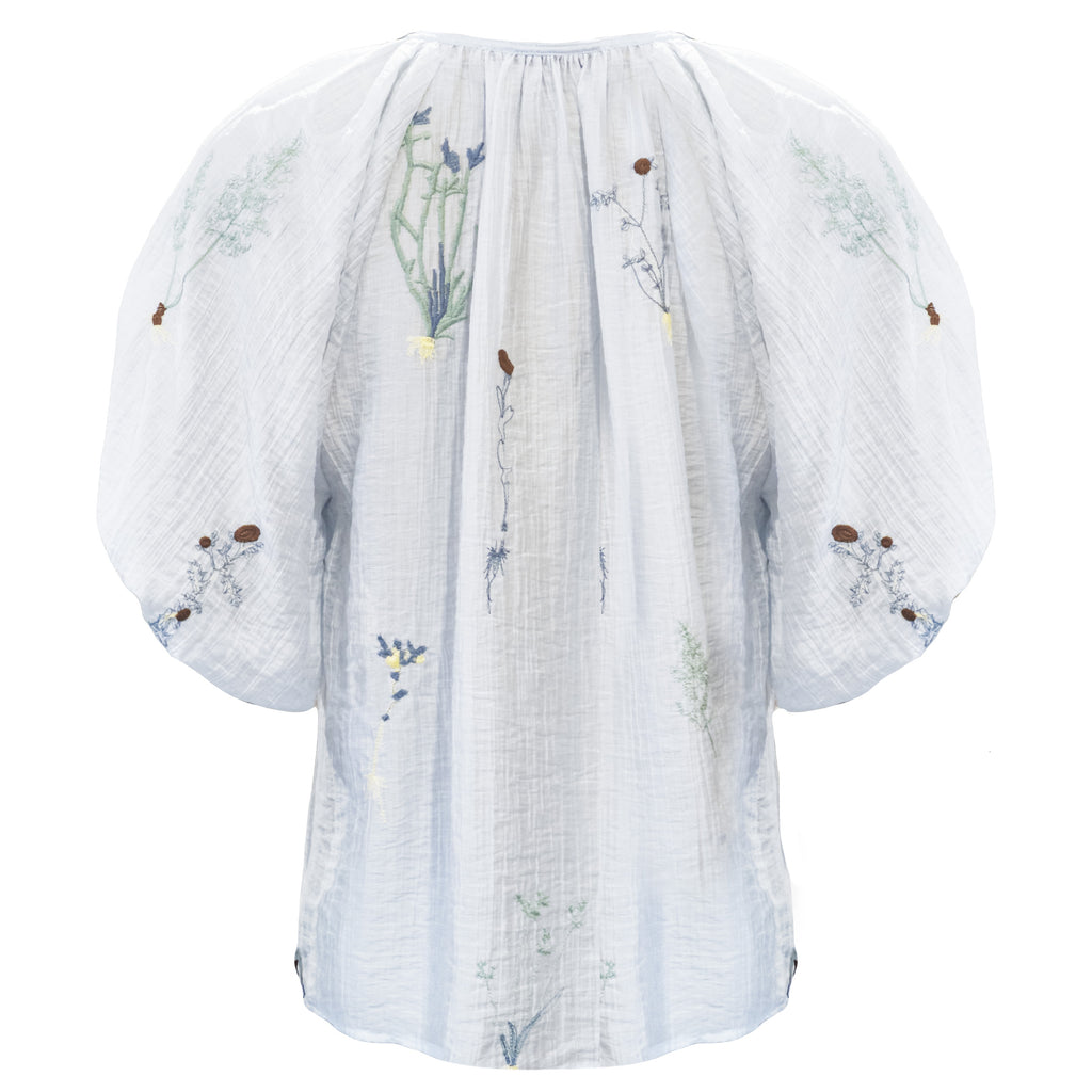 LOUISA BLOUSE BLUE FLOWER