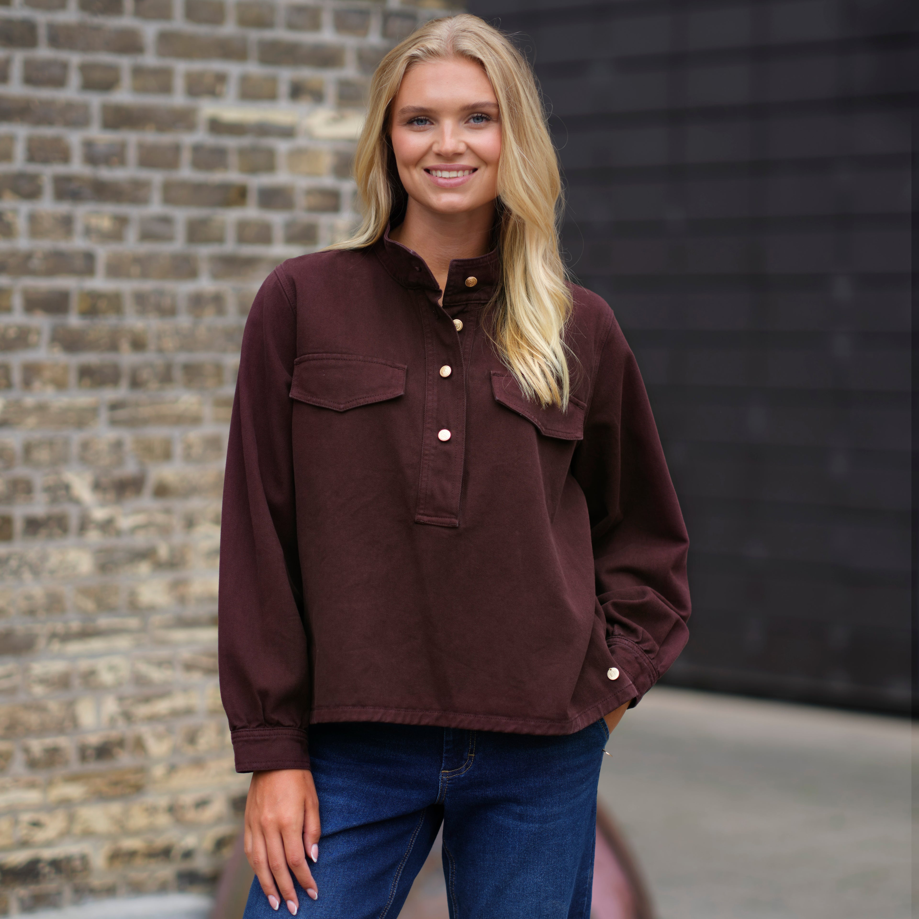 PREPAIR Bianca blouse bordeaux