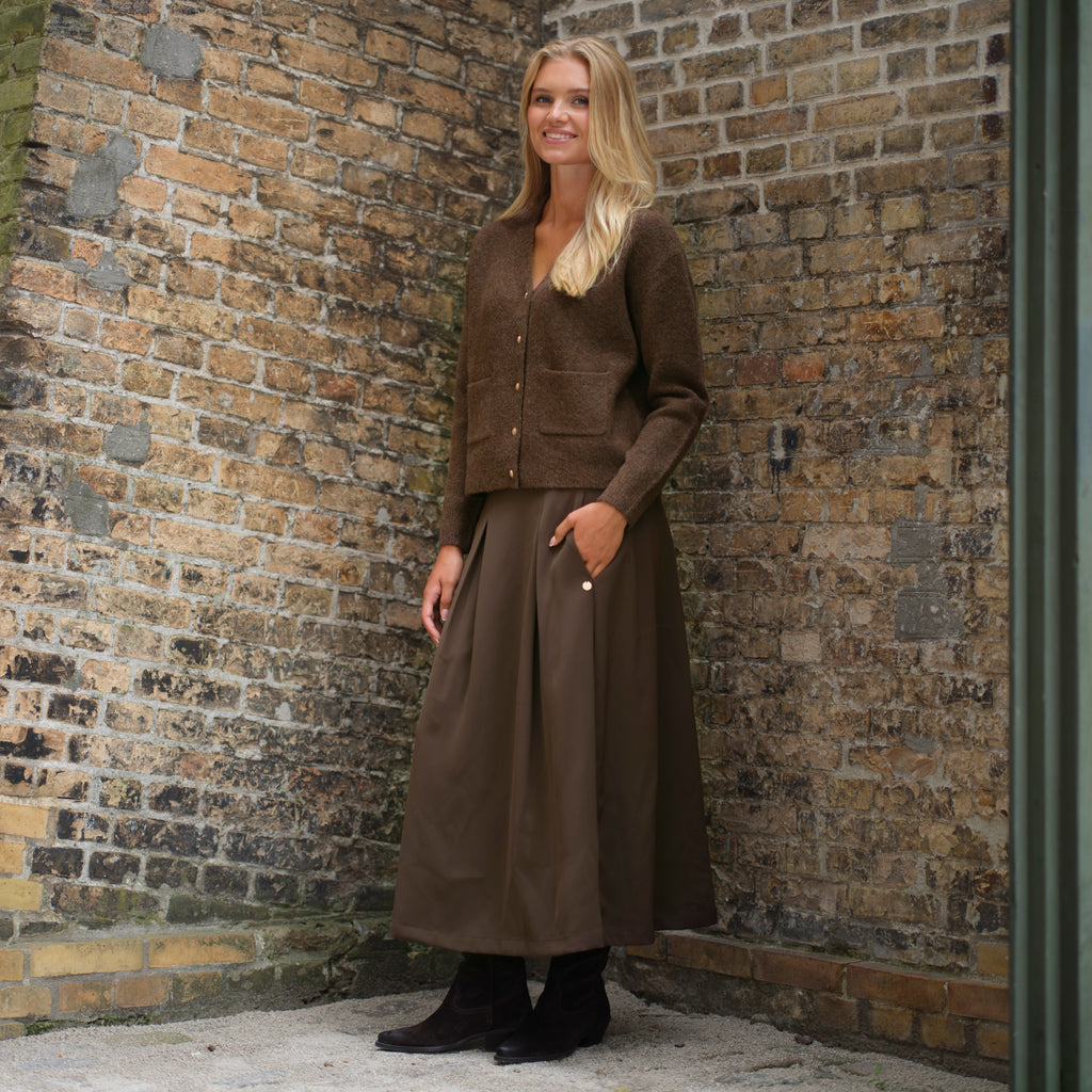 PAULINE SKIRT BRUN