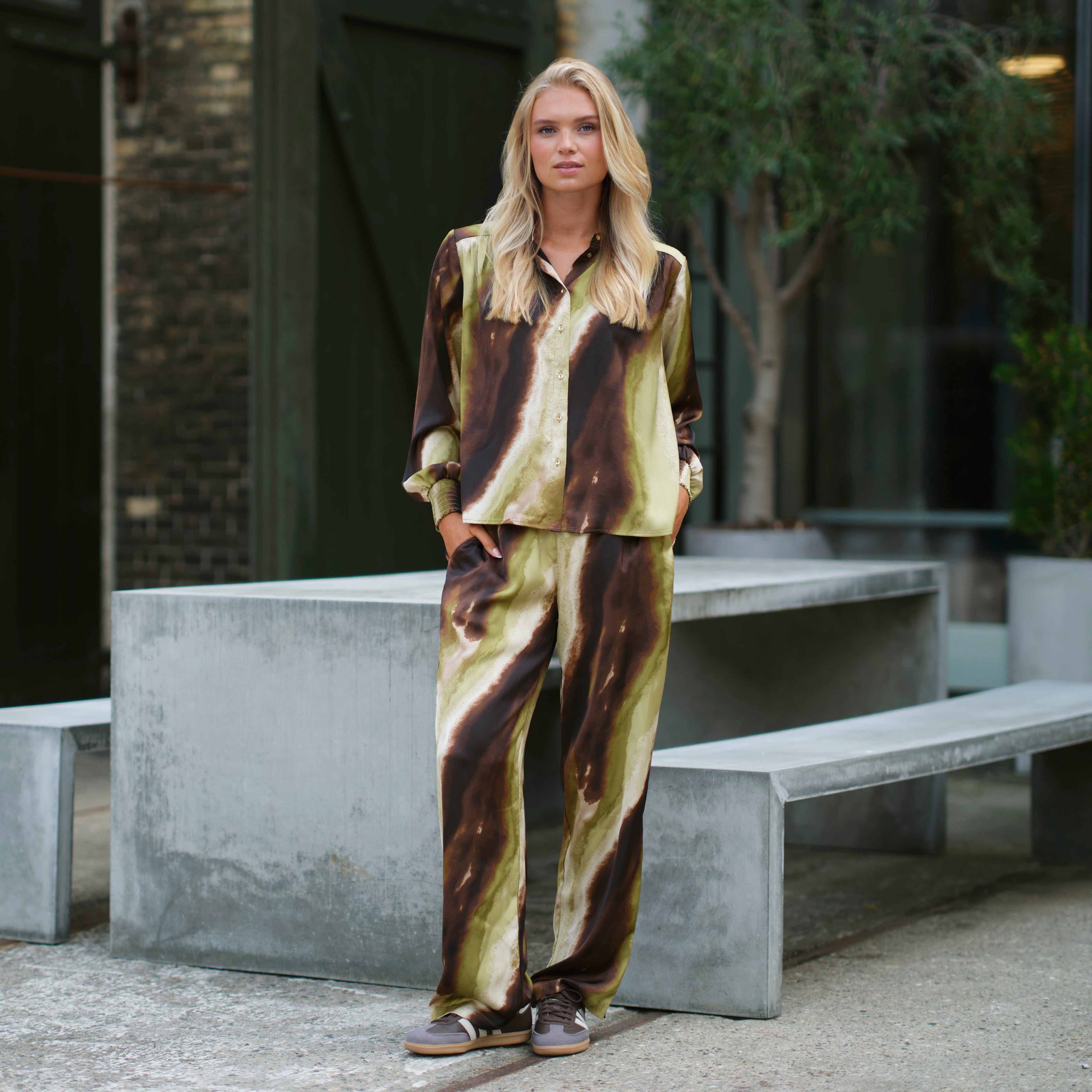 Sharon pant brown green