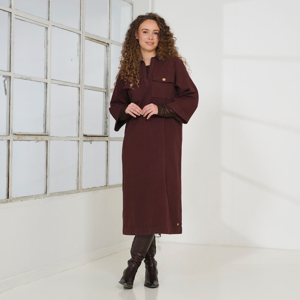 Vivian dress bordeaux