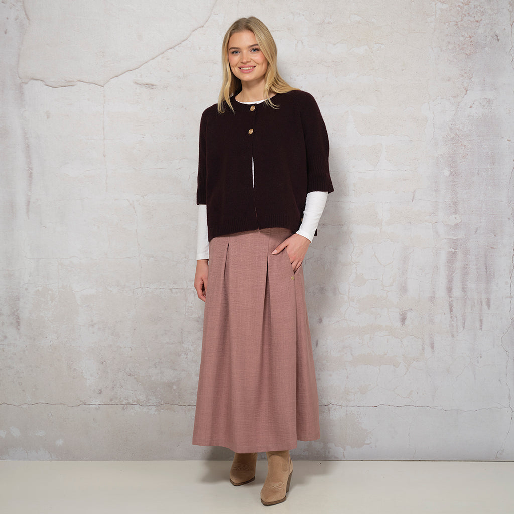 PAULINE SKIRT VINTAGE ROSE