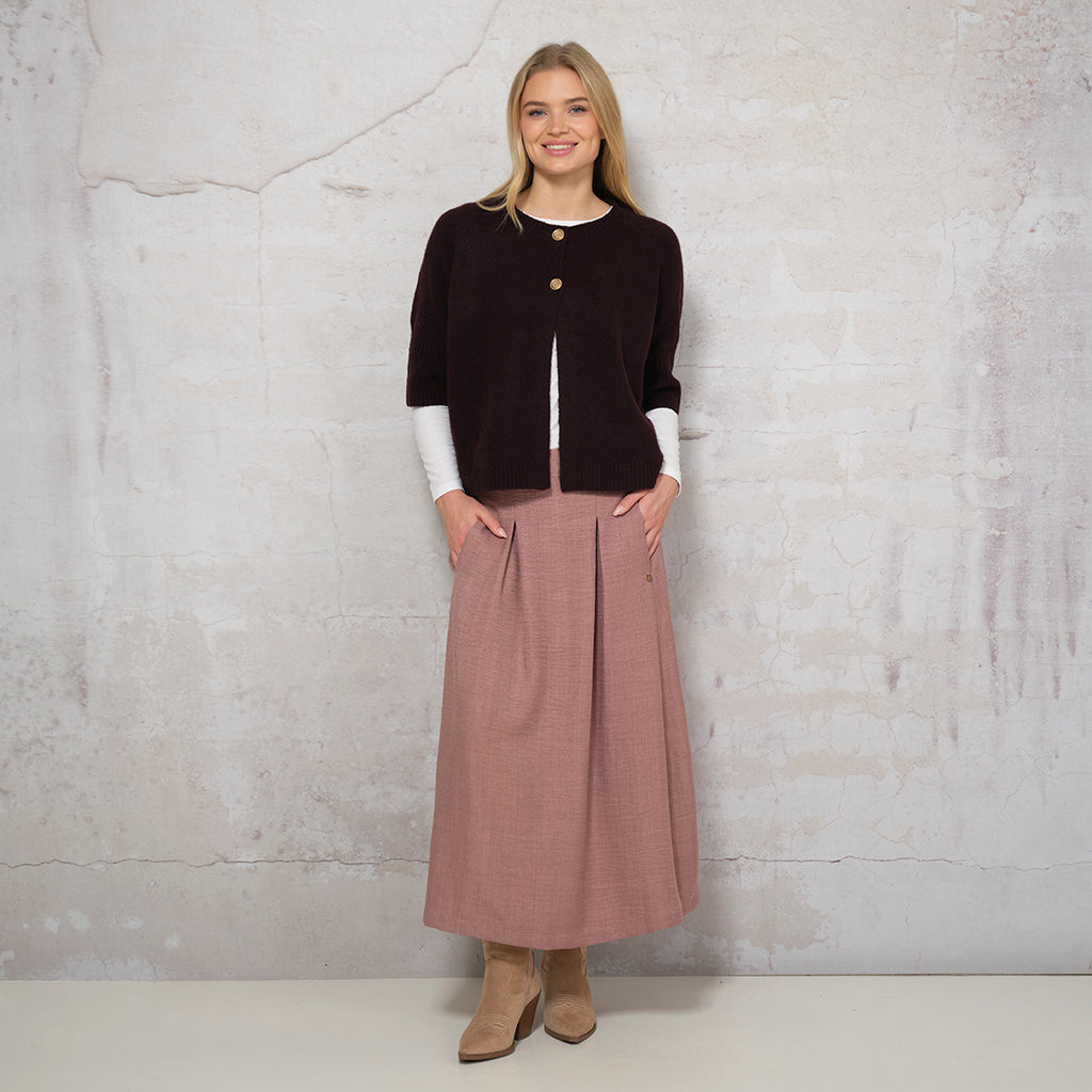 PAULINE SKIRT VINTAGE ROSE