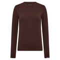 Logo Burn-out T-shirt - Brown