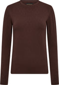 Logo Burn-out T-shirt - Brown
