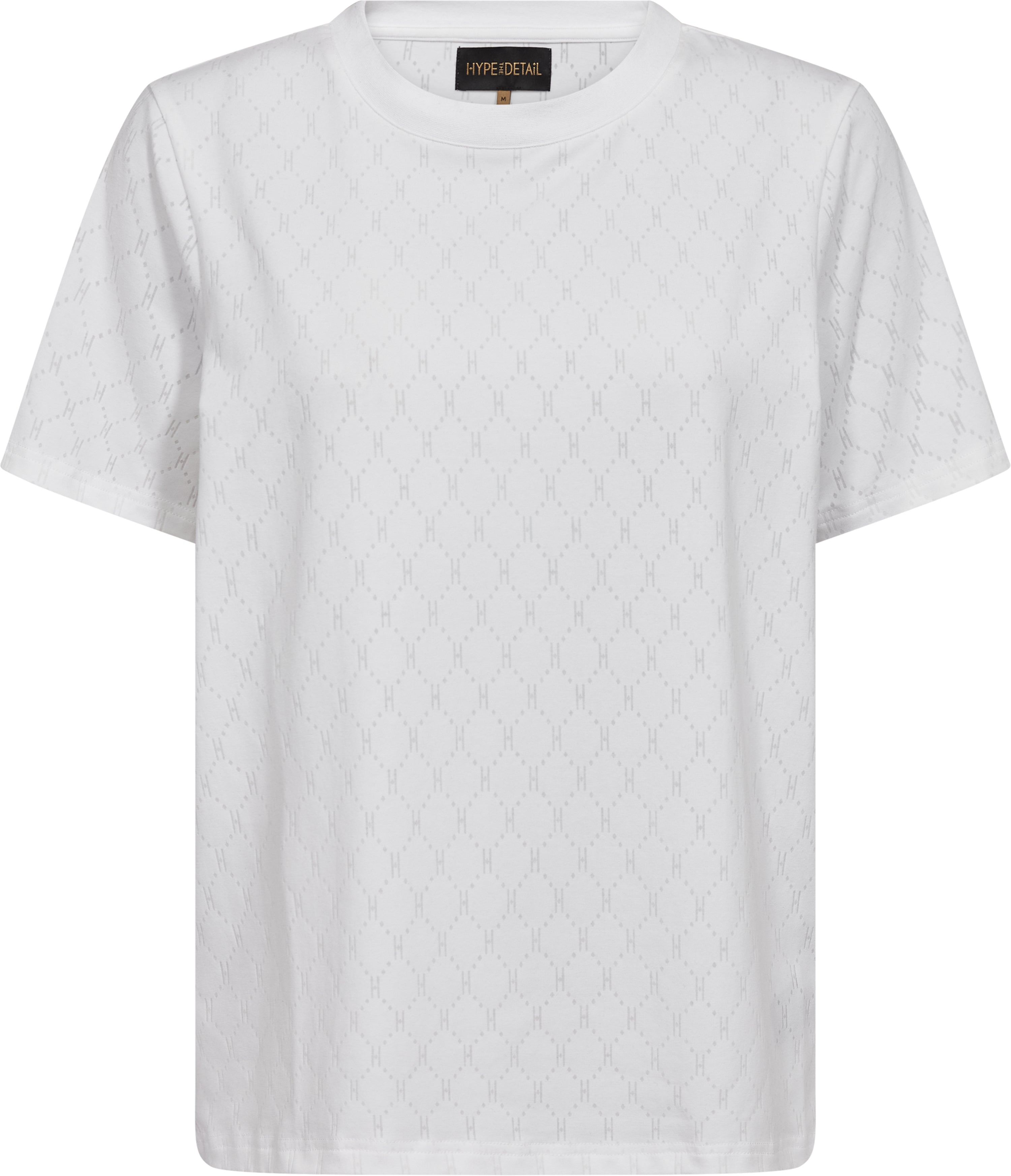 Logo Oversize Burn-out T-shirt - White