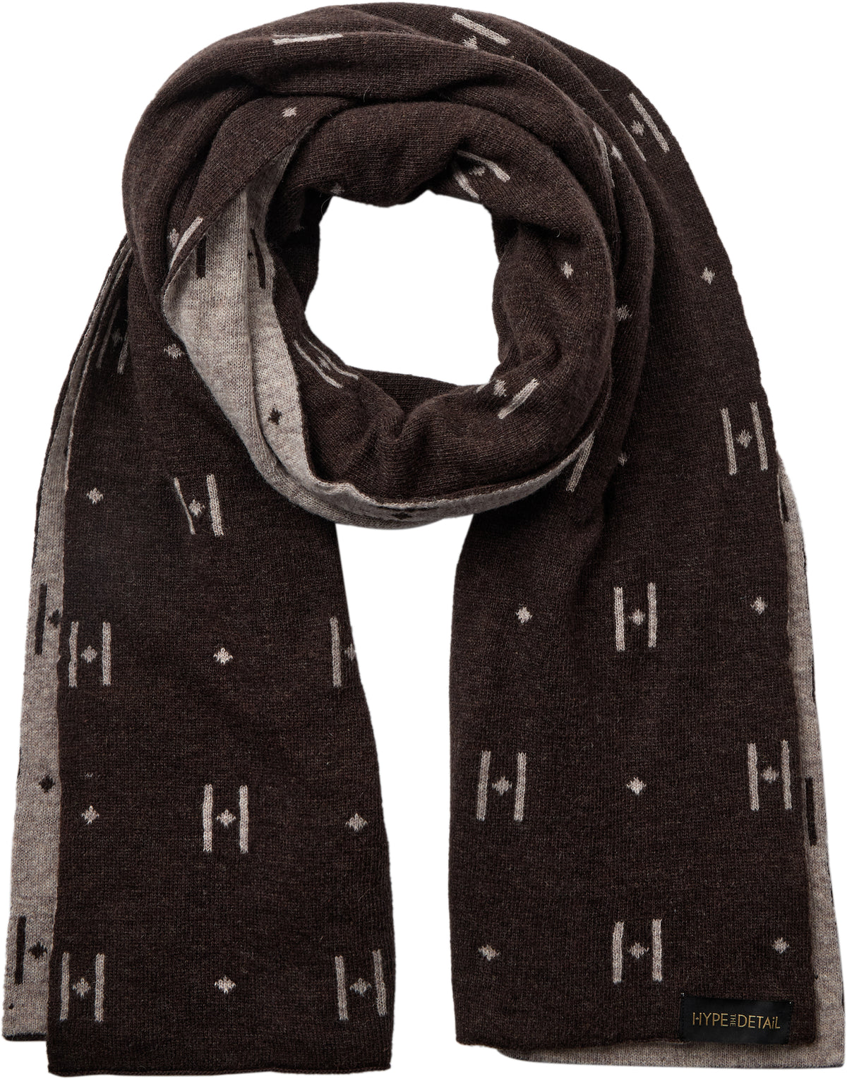 Logo Scarf - Brown
