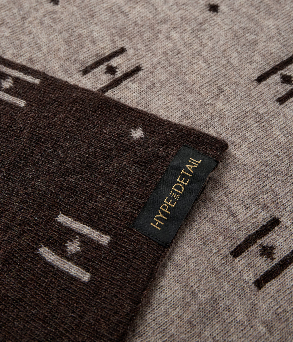 Logo Scarf - Brown