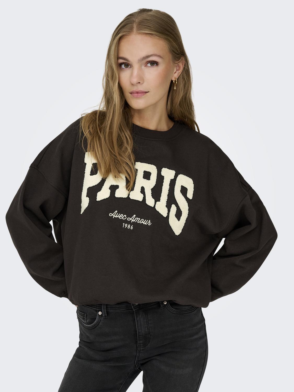 Jdymesa L/S O-Nk Emb Sweat