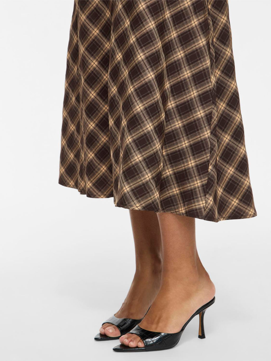 Vilene Check Ankle Skirt/Spi