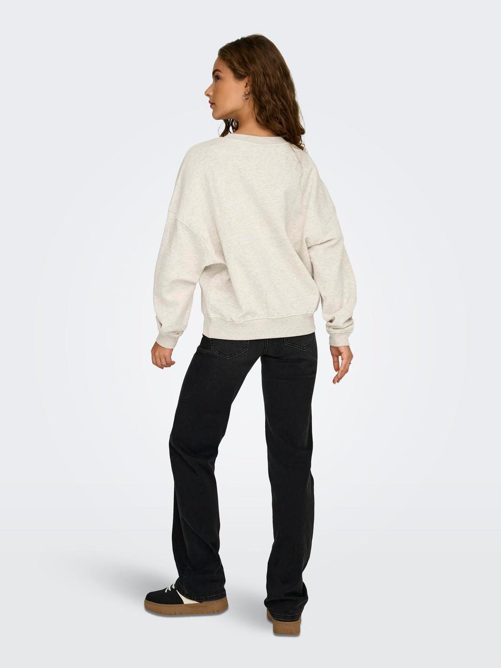 Jdymesa L/S O-Nk Emb Sweat