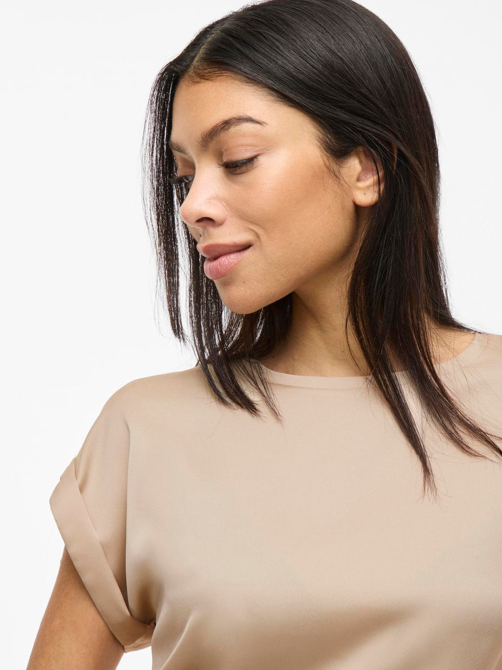 Viellette S/S Satin Top