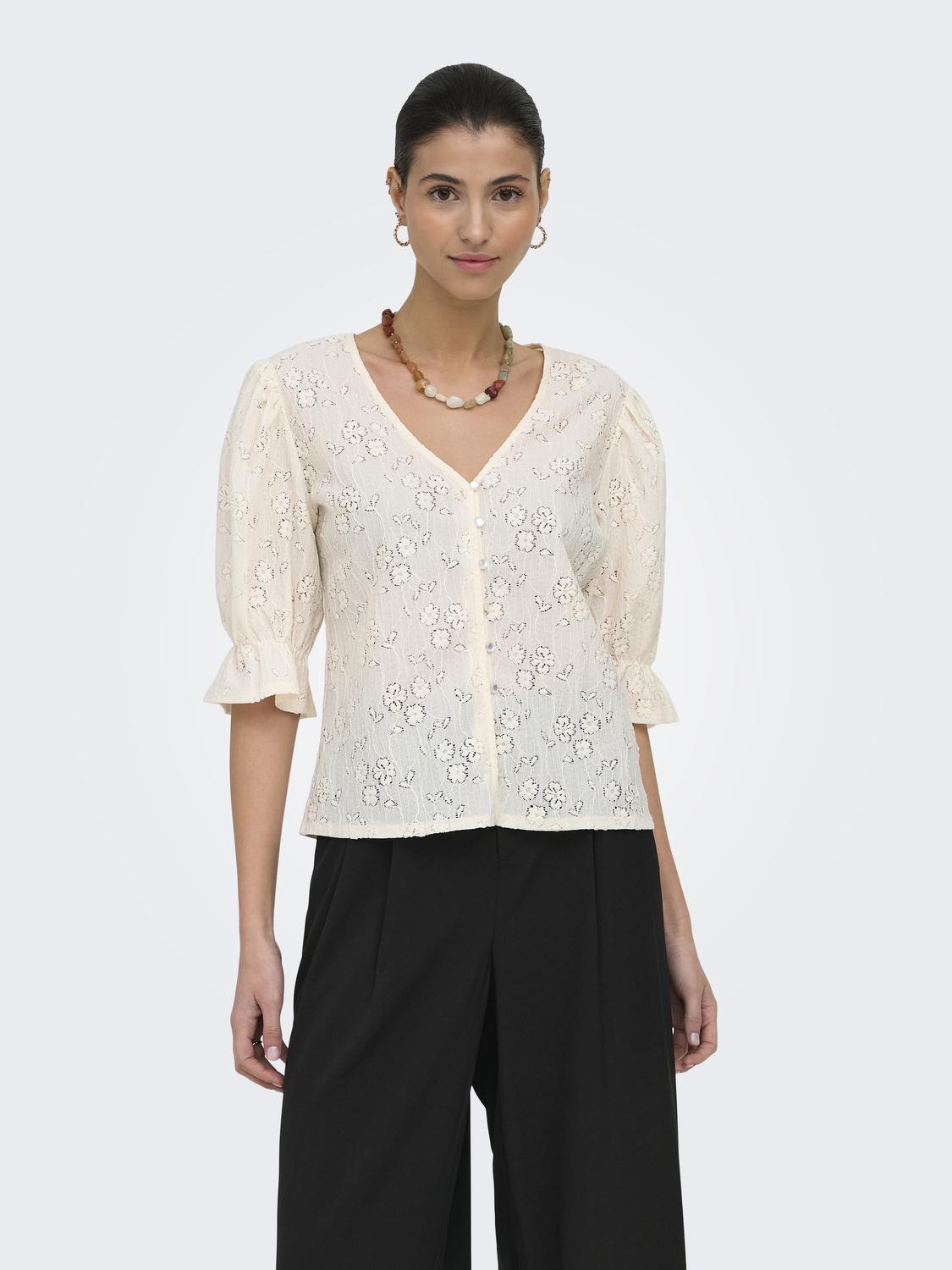 Jdyjakobe 2/4 Lace Top Jrs
