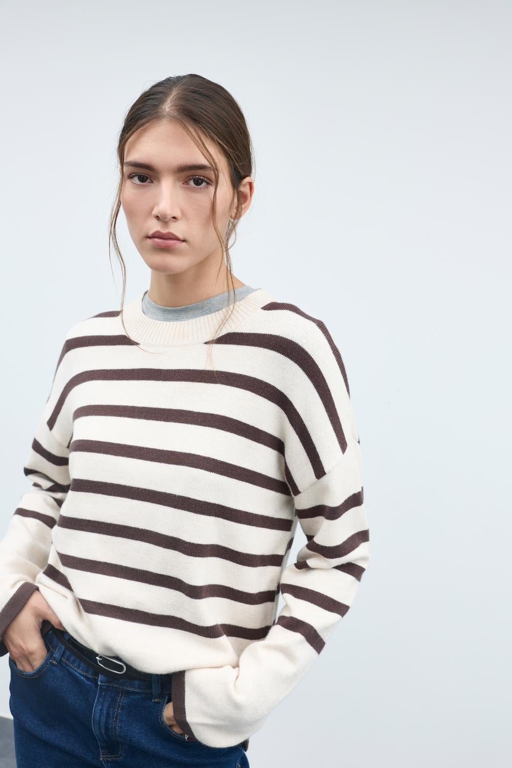 Viril O-Neck Oversize L/S Knit