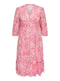 CARMILANA 3/4 DRESS SIKKA GRAP